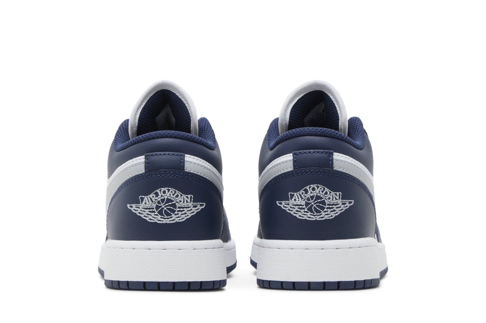 Tênis Air Jordan 1 Low Midnight Navy Wolf Grey Azul Marinho
