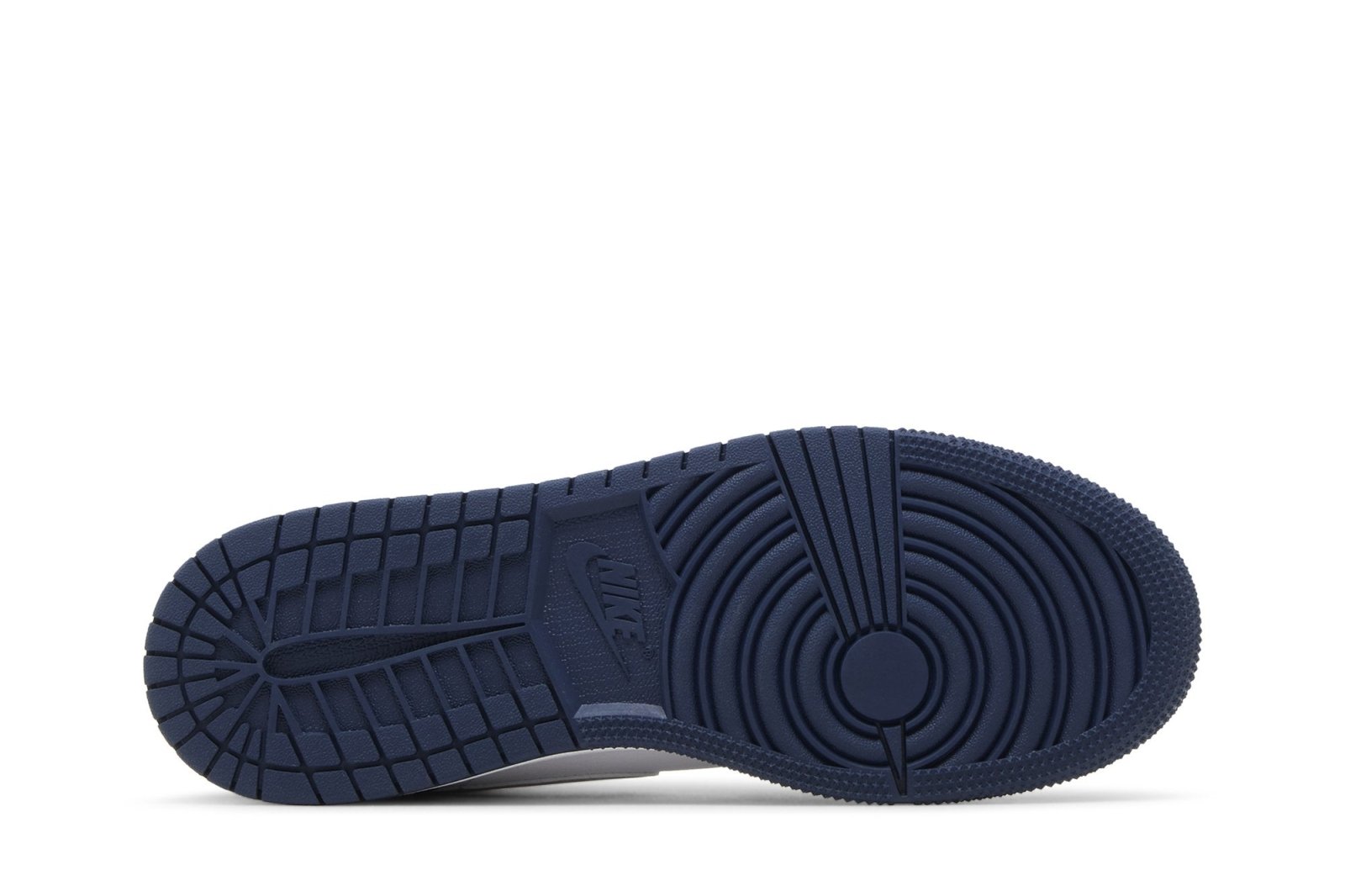 Tênis Air Jordan 1 Low Midnight Navy Wolf Grey Azul Marinho