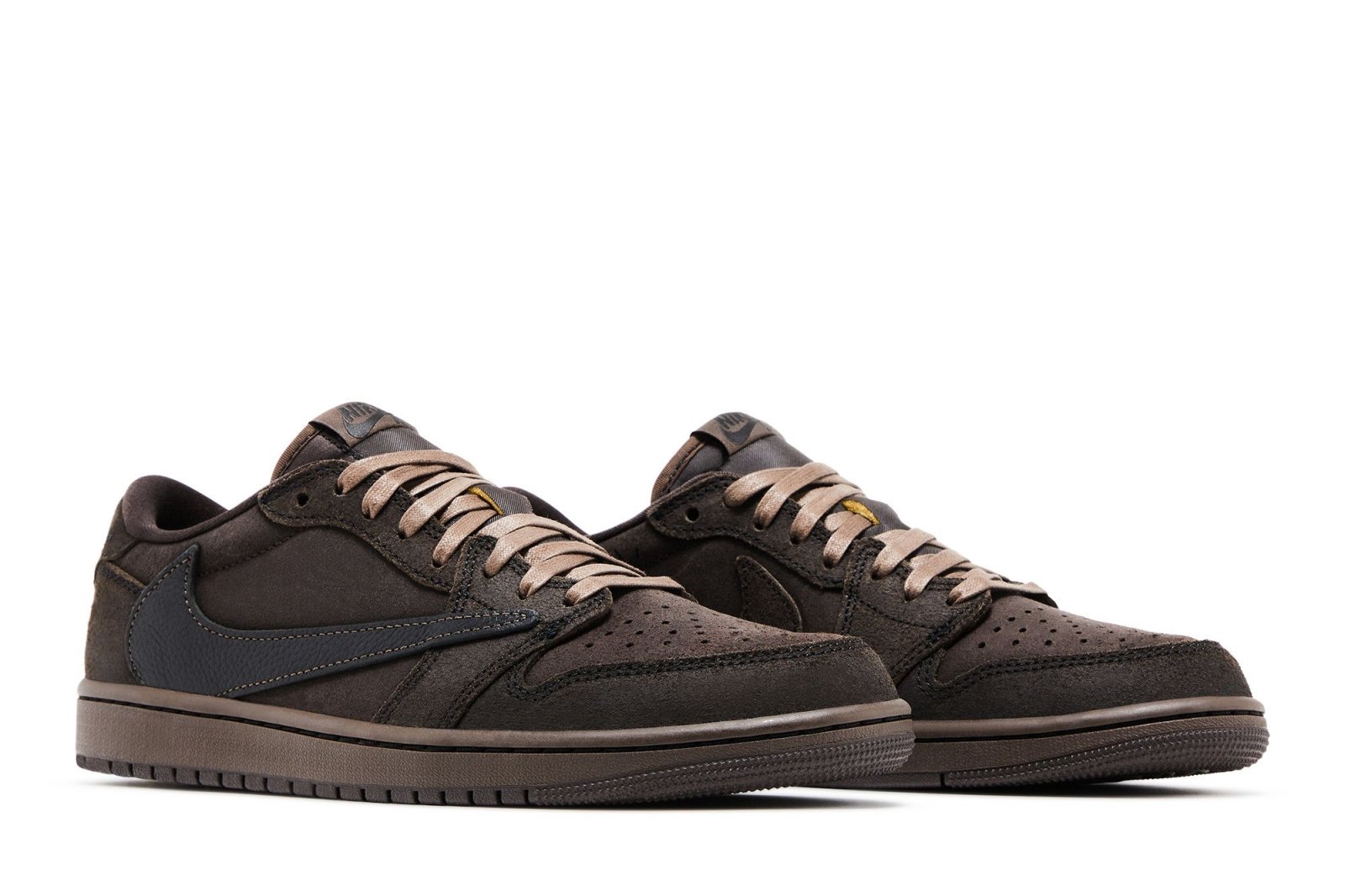 Tênis Air Jordan 1 Low Og Sp x Travis Scott Velvet Brown Marrom