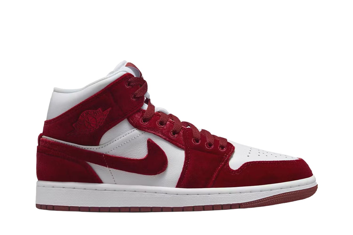 Tênis Air Jordan 1 Mid SE Red Velvet Vermelho
