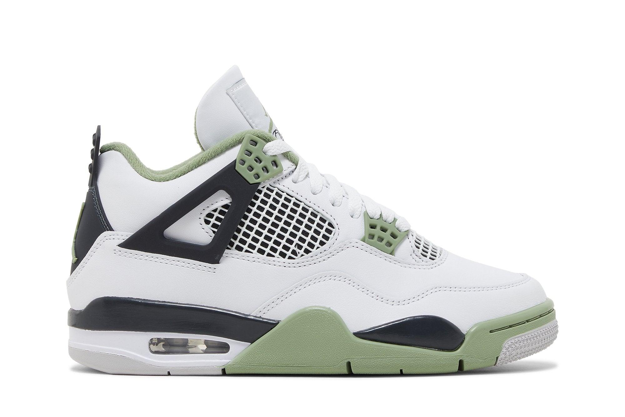 Tênis Air Jordan 4 Seafoam Branco/Verde