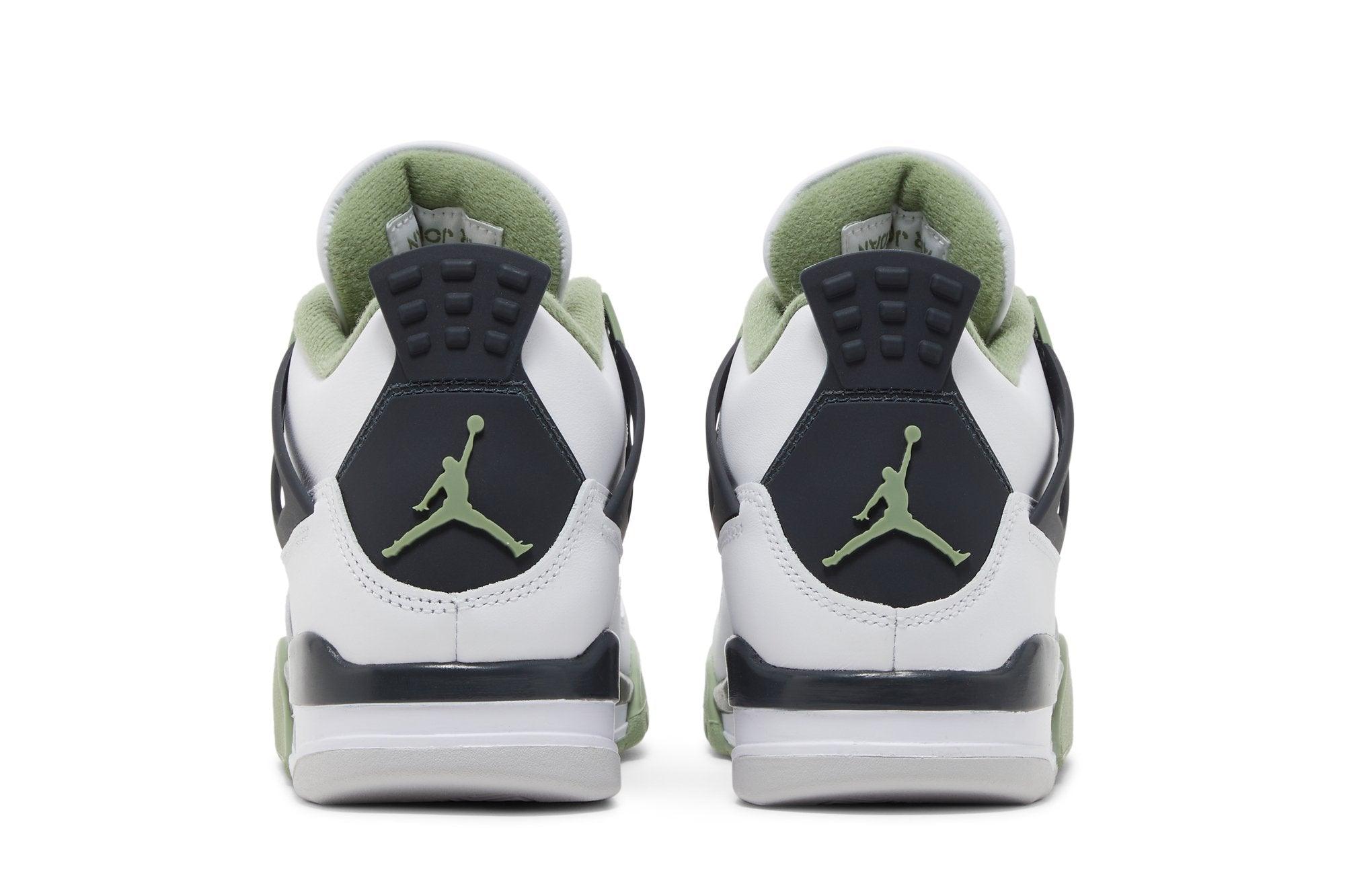 Tênis Air Jordan 4 Seafoam Branco/Verde
