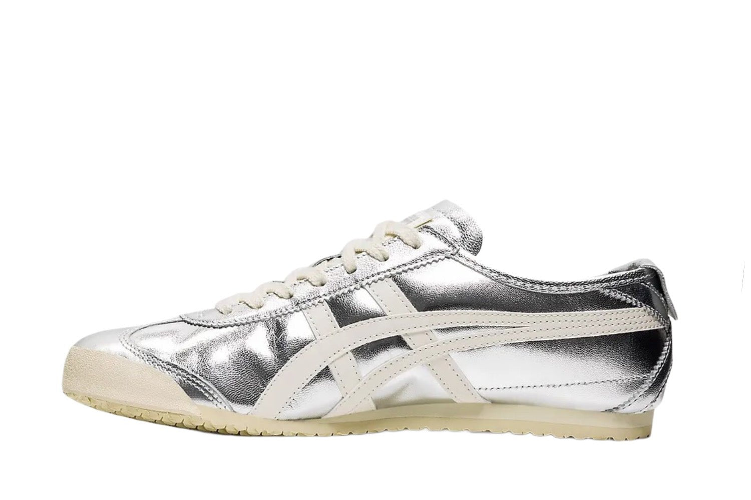 Tênis Onitsuka Tiger Mexico 66 Chrome Silver Prata
