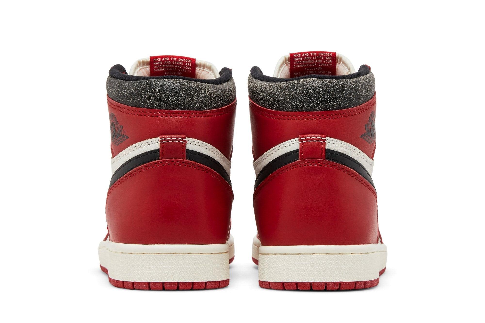 Tênis Air Jordan 1 High Chicago Lost and Found Vermelho