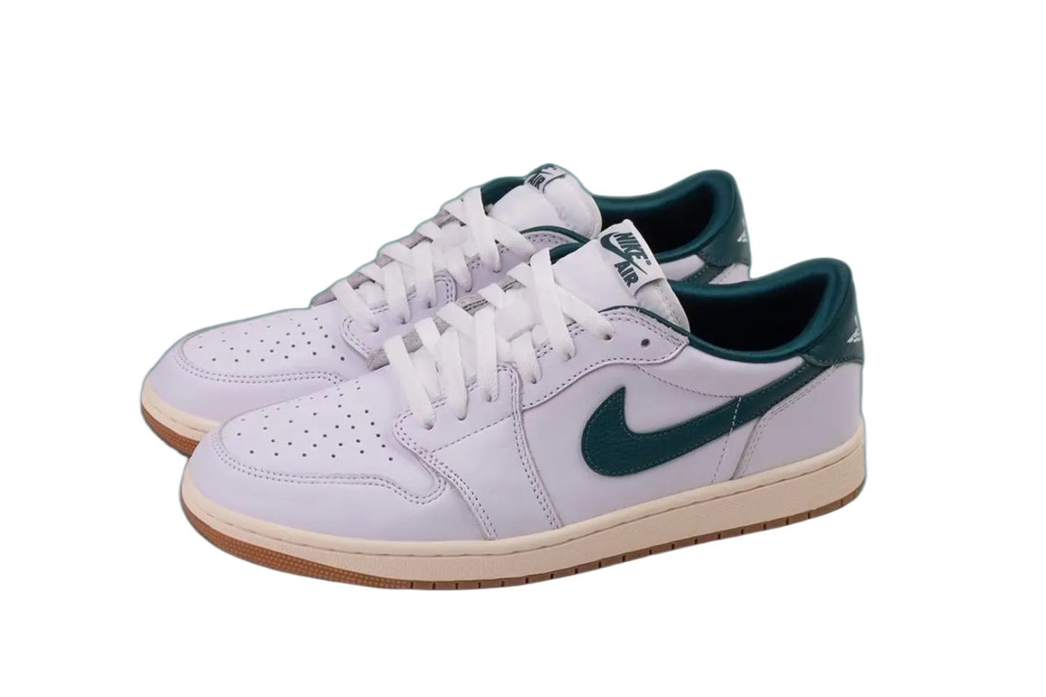 Tênis Air Jordan 1 Low OG Oxidized White Green Branco