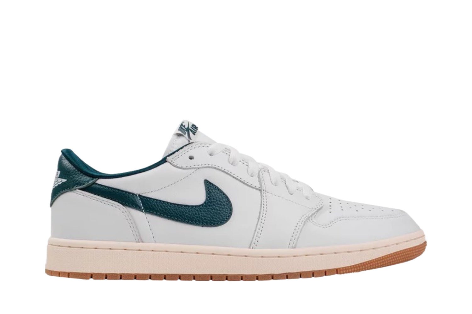 Tênis Air Jordan 1 Low OG Oxidized White Green Branco