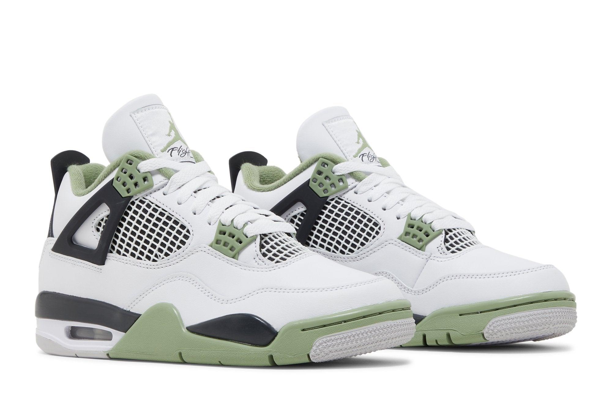 Tênis Air Jordan 4 Seafoam Branco/Verde