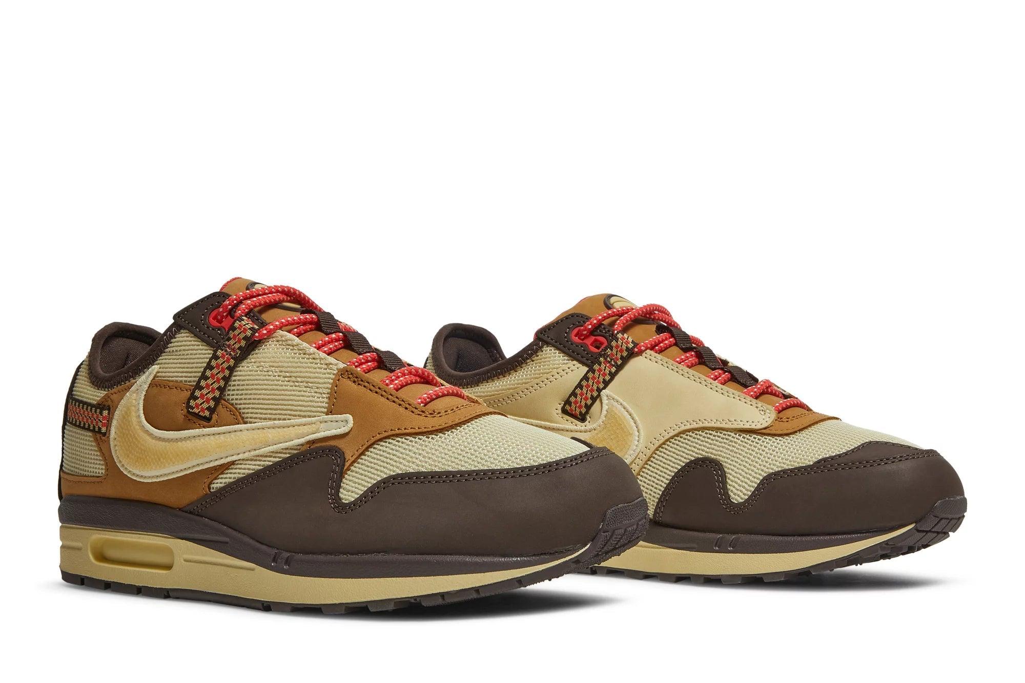 Tênis Travis Scott x Nike Air Max 1 Cactus Brown Marrom